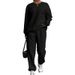 2025 Autumn And Winter European And American Women's Clothing New Fashion Thread Jacquard Trousers Casual Two Piece Suits For Women_ecoleips.com