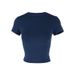 AC563 Eurean American Casual Short-sleeve Spring And Autumn Slim-fit Pullover T-shirt, Women's Streetwear Base Shirt_ecoleips.com