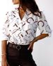 Women’s Printed Long Sleeve Shirt – V-Neck Blouse (10 Unique Designs) | S-3XL | Office & Casual_ecoleips.com