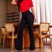Women's Clothing Elastic Waist High Waist Button Stretch Slim Wide Leg Long Jeans For Women_ecoleips.com