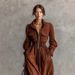 In-stock Cross-border European And American Zip-up Collar Elastic Waist Long Dress, Vacation Style Women's Clothing_ecoleips.com