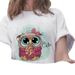 Cross-border Supply: Owl Round-neck Cute Retro Base Shirt, Women's Plus-size T-shirt For Summer_ecoleips.com