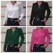 Women's Clothing Women's Shirt Versatile Simple Solid Color Shirt Long Sleeve Mid Length Large Size Shirt_ecoleips.com
