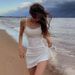 Women's Clothing Summer New Women's Solid Color Suspender Skirt Sexy Slim Hip Dress_ecoleips.com