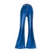 Women's High-Waisted Flared Jeans Retro Elegant Korean Style Slim Fit Elastic Waistband Wide Leg Pants for Spring Autumn_ecoleips.com