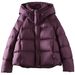 K High-end Looking Super Cute Puff Cotton Coat New Short Hooded Bread Cloud Loose Cotton Jacket_ecoleips.com