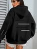 Women's Clothing Unisex Loose Fit Hooded Sweatshirt Trendy Popular For Autumn And Winter Casual New Printed Women's Clothing Outerwear_ecoleips.com