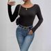 Women's Clothing Women's Fashion Backless Lace Butterfly Top Sexy Base Layer Spring Autumn Style For Formal & Casual For Women_ecoleips.com