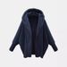 Cozy Fleece Hooded Sweatshirt For Women - Oversized Long Sleeve Pullover, Soft Plush Fabric, Streetwear Casual Wear (White, Pink, Navy, Black, Brown)_ecoleips.com
