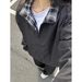 fitcheck Plaid Patchwork Jacket For Women, Spring And Autumn Vintage Design, Hoodless American-style Turn-down Collar_ecoleips.com