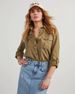 Women's Clothing Denim Shirt Autumn Casual Lapel Single Breasted Women's Long Sleeved Denim_ecoleips.com