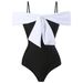 Women's Clothing Retro One-piece Swimsuit Suit With Gauze Skirt_ecoleips.com