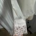 Elegant Satin And Lace Blouse Long Sleeve Asymmetrical Hem Top with Waist-Defining Fit for Women in White/Black Sizes S to XL_ecoleips.com
