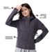 High-end Hooded Sweatshirt For Women, Autumn And Winter Double-sided Fleece Zipper Cardigan Jacket_ecoleips.com