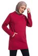 Muslim Solid Color Long Sleeve Top Arab Women's Sportswear Single Sweatshirt Y027_ecoleips.com