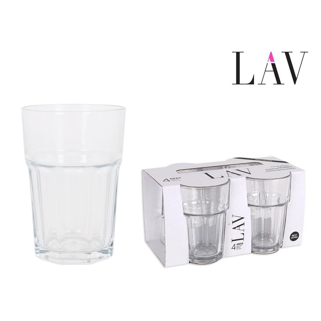 Set Of 4 Aras 365 Cc Glass Cups - Glass And Ceramics_ecoleips.com