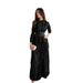 Women's Clothing Women's Solid Color Evening Gown Autumn Cross-Over Irregular Full Skirt With Tie Waist Elegant Versatile Pleated Dress_ecoleips.com