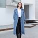 Women's Clothing Belted Double Breasted Denim Windbreaker Jacket For Women_ecoleips.com