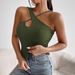 Women's Cross Front Halter Neck Cami - Elegant Summer Sleeveless Top With Adjustable Ties_ecoleips.com