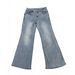 Women's Clothing Women's Vintage Washed High-Waisted Flared Jeans – Embroidered Pocket Retro Denim Pants With Stretch (S-L, Blue/Light Blue)_ecoleips.com