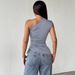 AD017 European And American Spring/Summer New Fashion Hot Girl Off-Shoulder Sleeveless Sexy T-Shirt, Stylish_ecoleips.com