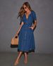 K New Retro Strap Denim Dress, Long Skirt, Fashionable And Elegant Dress For Women_ecoleips.com