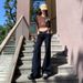 Minghai Low-rise Non-tight Flared Jeans Women, 2025 Autumn New American Retro Style, Slimming Wide-leg Pants For Trendy_ecoleips.com