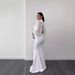 Women's Clothing Two Piece Set Beaded Halter Neck Top Sling Slim Fishtail Skirt Suit_ecoleips.com