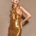 Women’s Clothing Glittery Look Niche Sexy And Elegant Temperament Slim Backless Dress_ecoleips.com