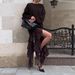 Maillard-Effect Knitwear – Asymmetric Lace Insert Sweater (S-L, 50% Cotton, Office-to-Dinner Versatility)_ecoleips.com