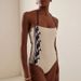 Navy High Waist Bikini Set - Hanging Neck & Split Design - Women's Swimwear_ecoleips.com