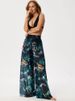 K New Sexy Women's High-waisted Chiffon Casual Trousers_ecoleips.com