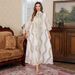 ng2510292 Ng2510292 Ng2510292 New Summer Collection: Exquisitely Embroidered Mesh Robe, Dubai Party Middle Eastern Long Dress, Muslim Women's Robe_ecoleips.com