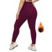 Women's Clothing Plus Size Winter Fleece Yoga Pants High Waist Tummy 1XL 5XL Winter Yoga Pants_ecoleips.com