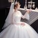 Women's Wedding Dress Super Fairy Like And Dreamy French Style Plus Size V Neck Spring Summer Wedding Gown_ecoleips.com