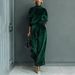2025 Autumn Winter Cross-Border European And American New High-End Fashion Women's Knitted Long Sleeve Suit Commuter_ecoleips.com