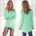 Women's Clothing Casual Long Sleeve Cotton Blend Sweater - Soft Loose Fit Round Neck Pullover Top For Autumn Winter_ecoleips.com