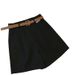 Women's Wide Leg Cargo Pants High Waist Loose Fit Casual Style with Belt Pair Thin Five Point Summer New_ecoleips.com