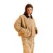 girl Girl Girl New 2025 Barn Style White Duck Turn-Down Collar Vintage Distressed Oversized Parka Down Jacket Loose Coat_ecoleips.com