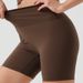 Eco-Friendly Nylon High-Waisted Leggings Hip Lifting Quick Drying Sports Shorts Women's Tight Fitting Fitness Running Yoga Pants_ecoleips.com