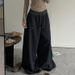 Women's Clothing Casual Pants Loose Sweatpants Wide Leg Pants Drape Mopping Loose Large Size Long Pants_ecoleips.com