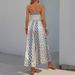 K High Waisted Lace Up Wide Leg Pants With Drawstring And Patchwork Casual Jumpsuit For Women_ecoleips.com