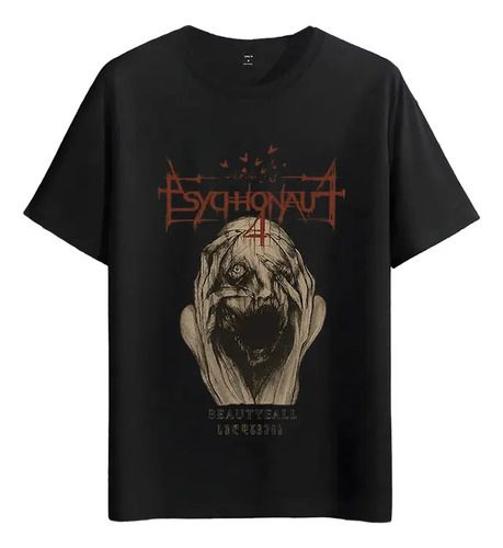 Women's T-Shirts Tshirt Muscle Freaks Psychonaut 4 Horror Style Drawing_ecoleips.com