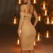 Women Figure‑Flattering Dress With Tight Silhouette & Slimming Ruched Details_ecoleips.com