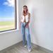 Women's Clothing Straight Jeans Casual Lace Up Multi Pocket Functional Overalls_ecoleips.com