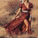 European And American Cross-Border Women's Bohemian 2023 New Waist-Cinching Floral Print Flared Long Dress_ecoleips.com