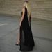 Talenza White Elegant Ribbon Long Dress Female Fashion Sleeveless Backless Strapless Long Dresses Beach Vacation Female Dresses_ecoleips.com