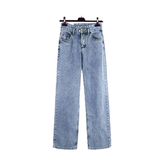 Women's Clothing Autumn Chic College Style Knitted Cardigan With Straight Slim Wide Leg Pants High Waist Jeans_ecoleips.com