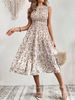 YD8142 European American Women's Clothing 2023 Spring/summer New Floral Dress, Elegant And Stylish Vacation Long Skirt_ecoleips.com