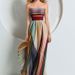 2026 Spring New Cross-Border European And American Women's Fashion Sexy Elegant Strapless Printed Colorful Long Dress_ecoleips.com